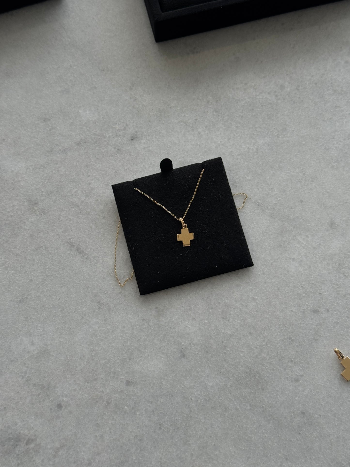 Mini cross charm
