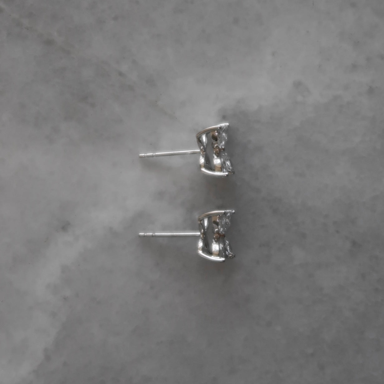 Marquise Flower Studs