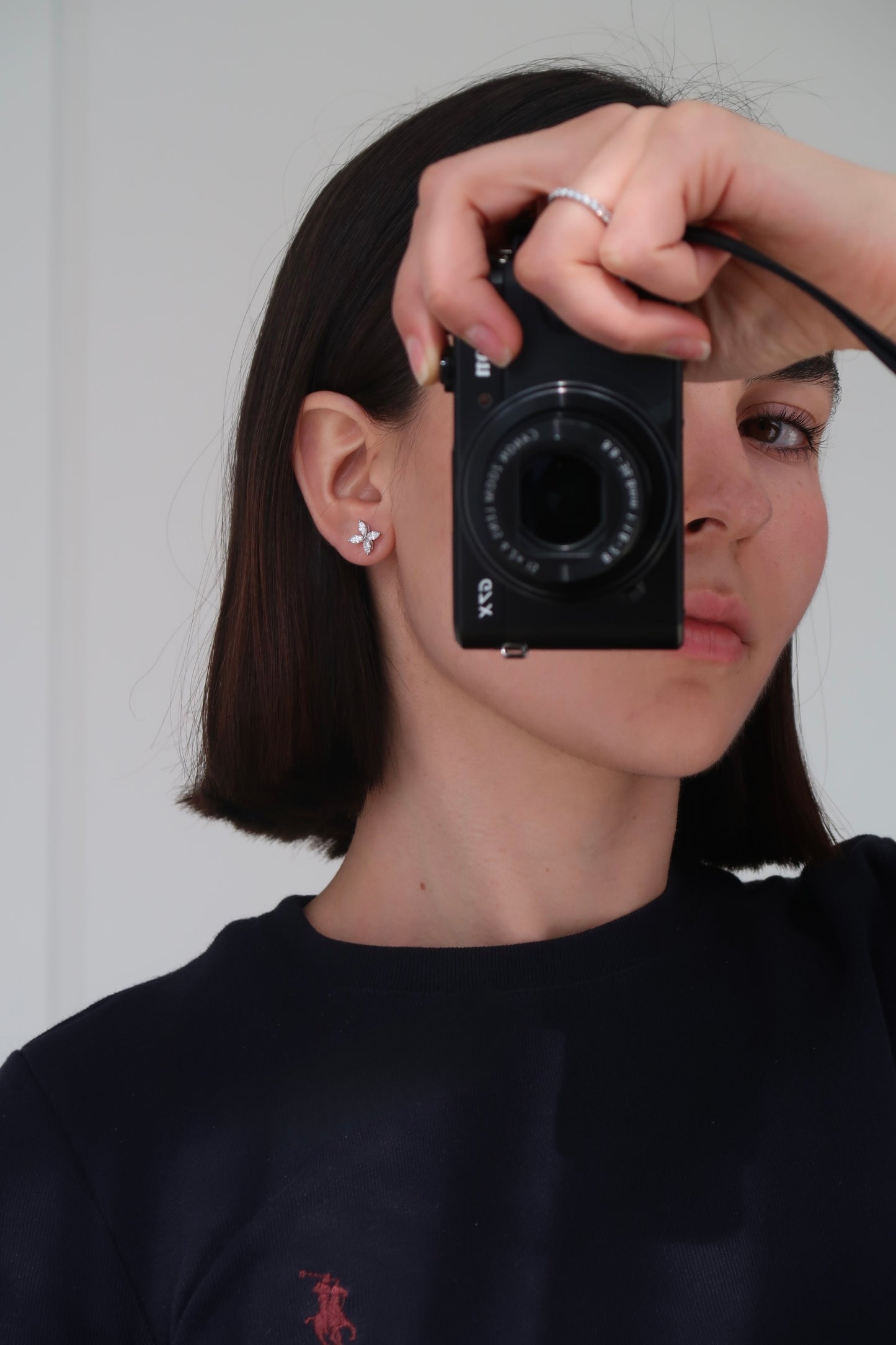 Marquise Flower Studs