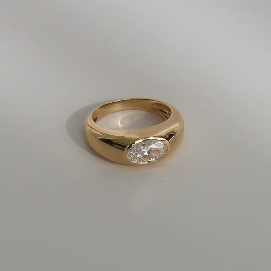 Dome Oval Ring