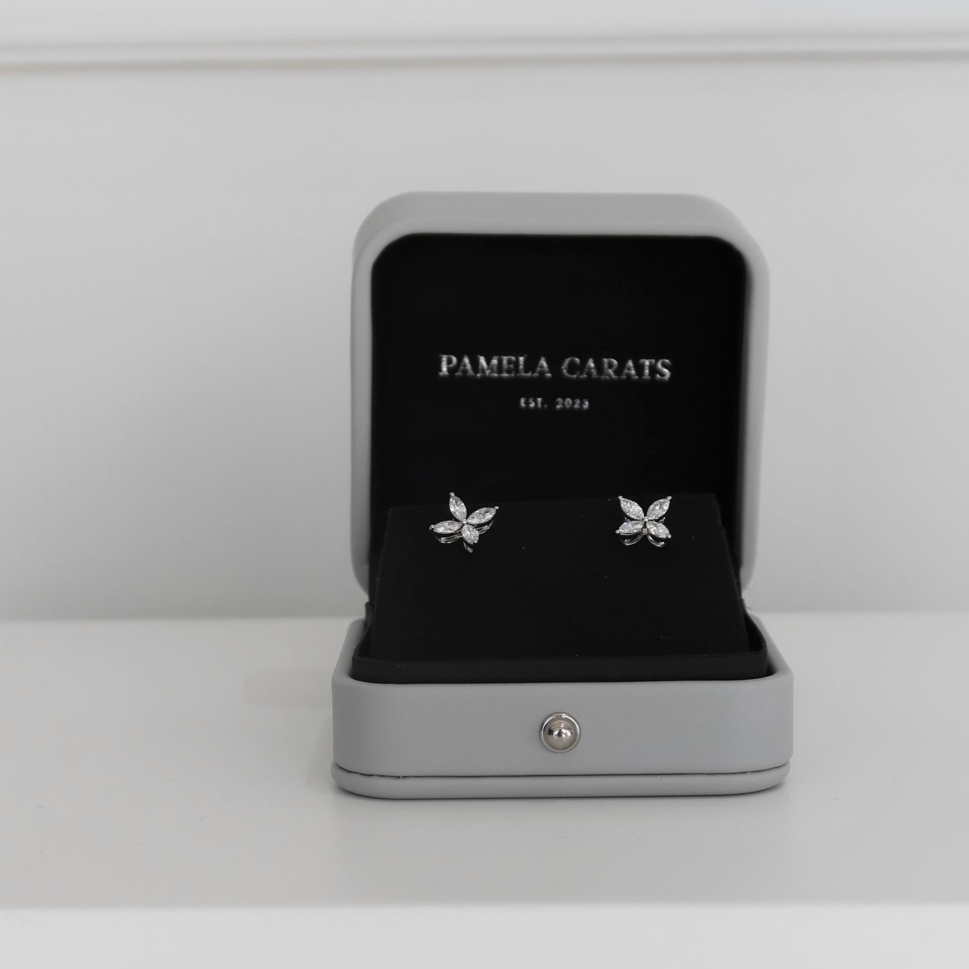 Marquise Flower Studs